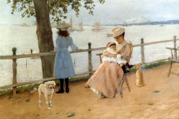 William Merritt Chase : Afternoon by the Sea aka Gravesend Bay